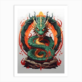 Dragon 3 Art Print