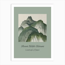 Landscapes Of Japan Mount Nikko Shirane 3 Art Print