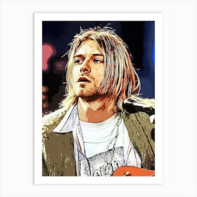 Nirvana kurt cobain 5 Art Print