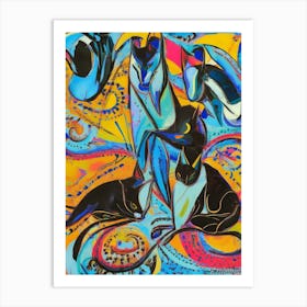 Cats5 Art Print