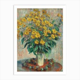 Jerusalem Artichoke Flowers (1880), Claude Monet Art Print