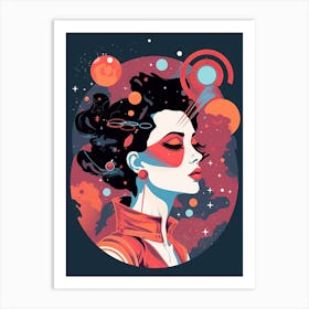 Space Girl Art Print