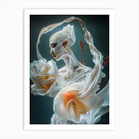 "Dreamscape Elegance: Surreal Fashion Fantasy" Art Print