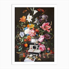 Floral Instant Photo Art Print