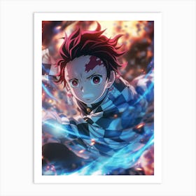 Tanjiro Kamado Demon Slayer 7 Art Print