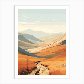 Pennine Way England 1 Hiking Trail Landscape Art Print