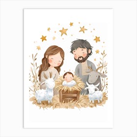 Nativity Scene Art Print