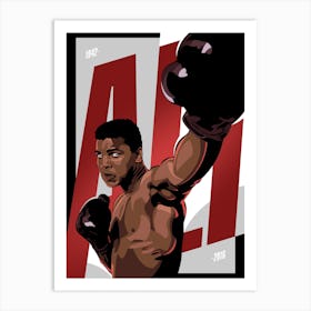 Muhammad Ali The Greatest Art Print