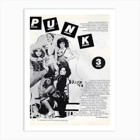 If You Compare Punk Makeup To Star Wars Characters Punk Guide From 1977 Art Print