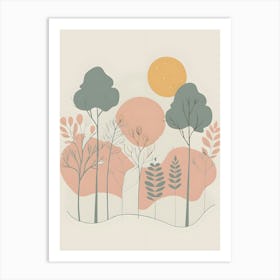 Autumn Trees 8 Art Print