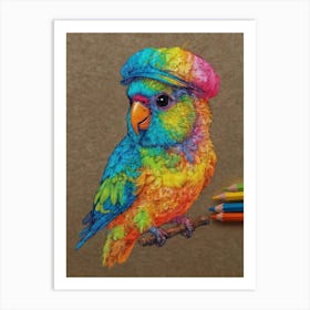 Colorful Bird 2 Art Print