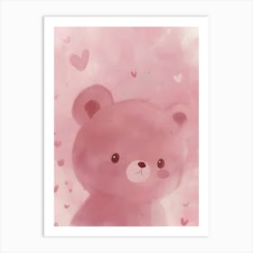 Cute Teddy Bear Art Print