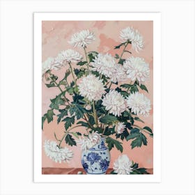 A World Of Flowers Chrysanthemum 1 Painting Art Print