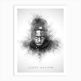 Sleepy Hallow Rapper Sketch Art Print