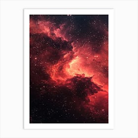 Red Nebula 7 Art Print