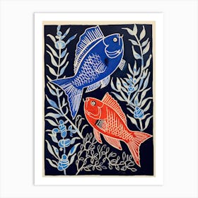 Two Fish Art Print
