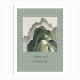 Landscapes Of Japan Mount Yari 69 Art Print