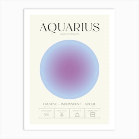 Aquarius Art Print