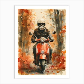 Vespa Art Print