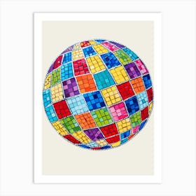 Mosaic Ball 5 Art Print