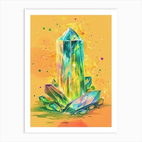 Emeraude Art Print