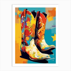 Matisse Inspired Cowgirl Boots 11 Art Print