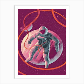 Space Explorer Art Print