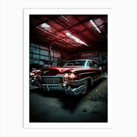 Cadillac Deville 5 Art Print