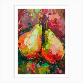 Two Pears 1 Art Print