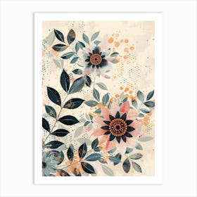 A Beautiful Illustration of Boho style 31 Art Print