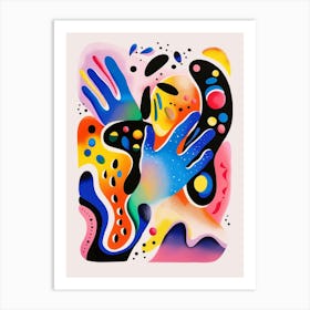 Cosmic Hands 1 Art Print