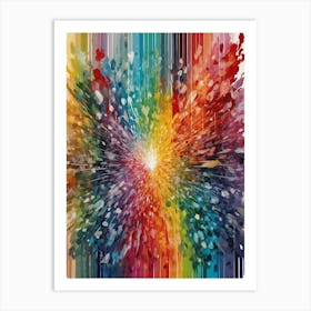 Rainbow Burst 1 Art Print