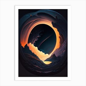 Dark Energy Comic Space Space Art Print