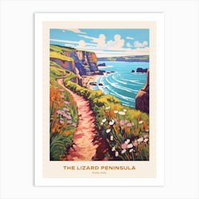 The Lizard Peninsula Cotswolds 2 Hike Poster Art Print