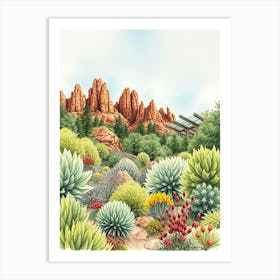 Cactus Garden 2 Art Print