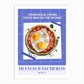 Huevos Rancheros Mexico 1 Foods Of The World Art Print