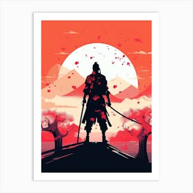 Mystical Samurai Wisdom Art Print