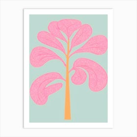 Pink Tree 2 Art Print