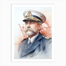 Titanic Crew Illustration 1 Art Print