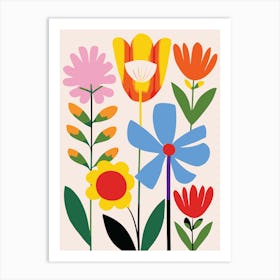 Flowers In The Garden 10 Art Print