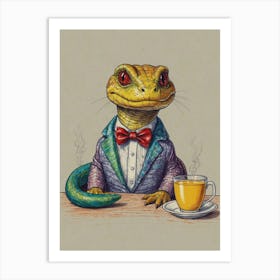 Gecko Art Print