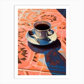 Long Black Coffee Art Print