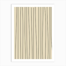 Black And White Stripes 6 Art Print