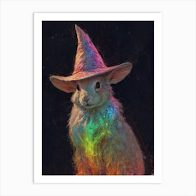 Rabbit In A Hat 1 Art Print