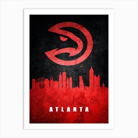 Atlanta Hawks Art Print