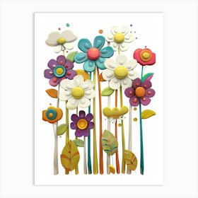 Flower Wall Art 1 Art Print