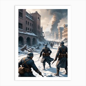 Battle of Stalingrad Art Print