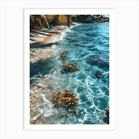 Tropical Beach Art Print