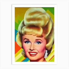 Debbie Reynolds Colourful Pop Movies Art Movies Art Print