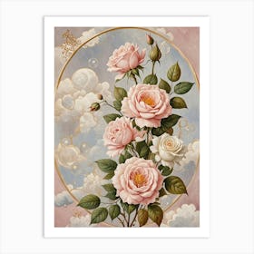 Roses In The Sky Art Print